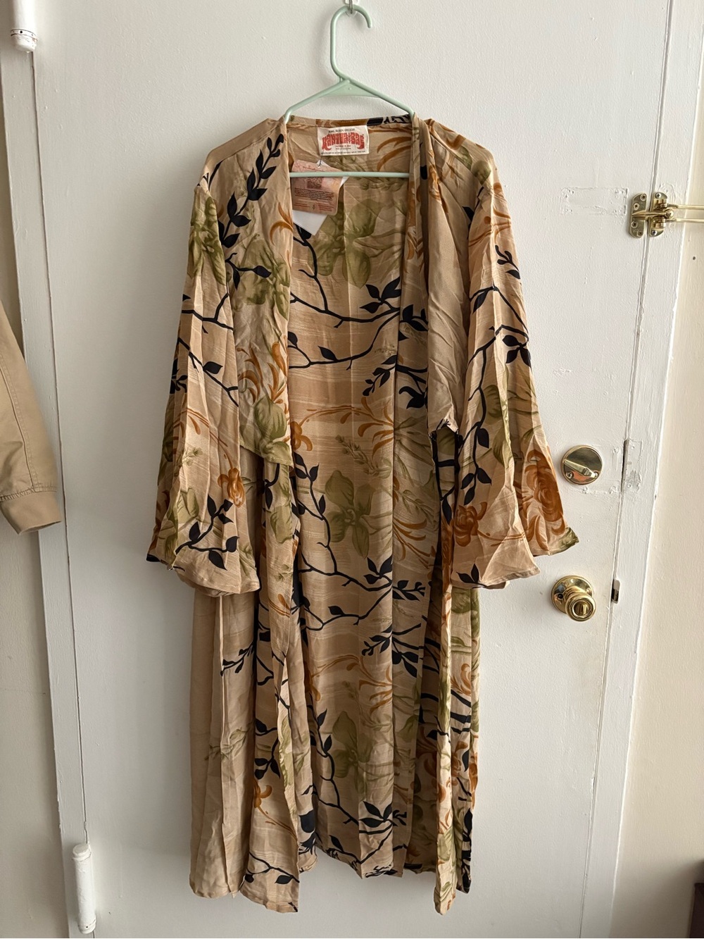 NWT Kantha Bae Crepe Sari Spellbound Kimono